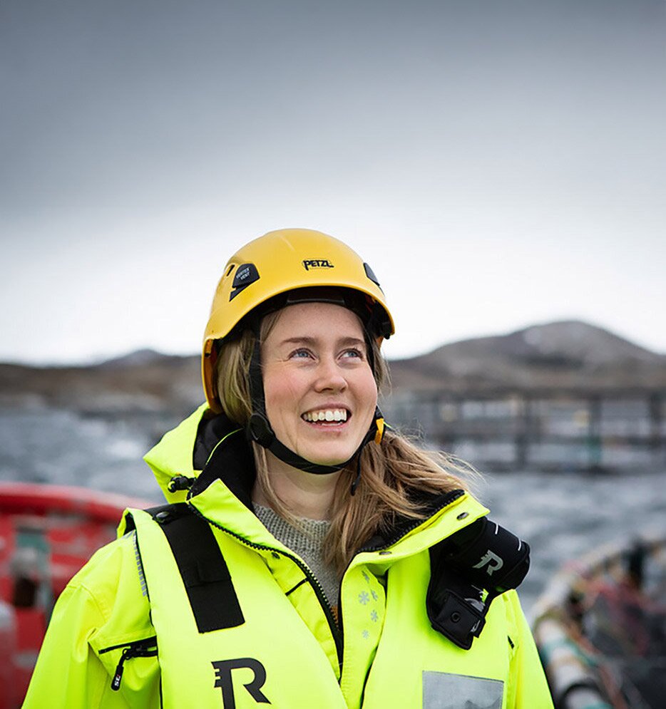 "سابين فوسمو" في مزرعة بحرية